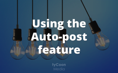 Using the auto-post feature